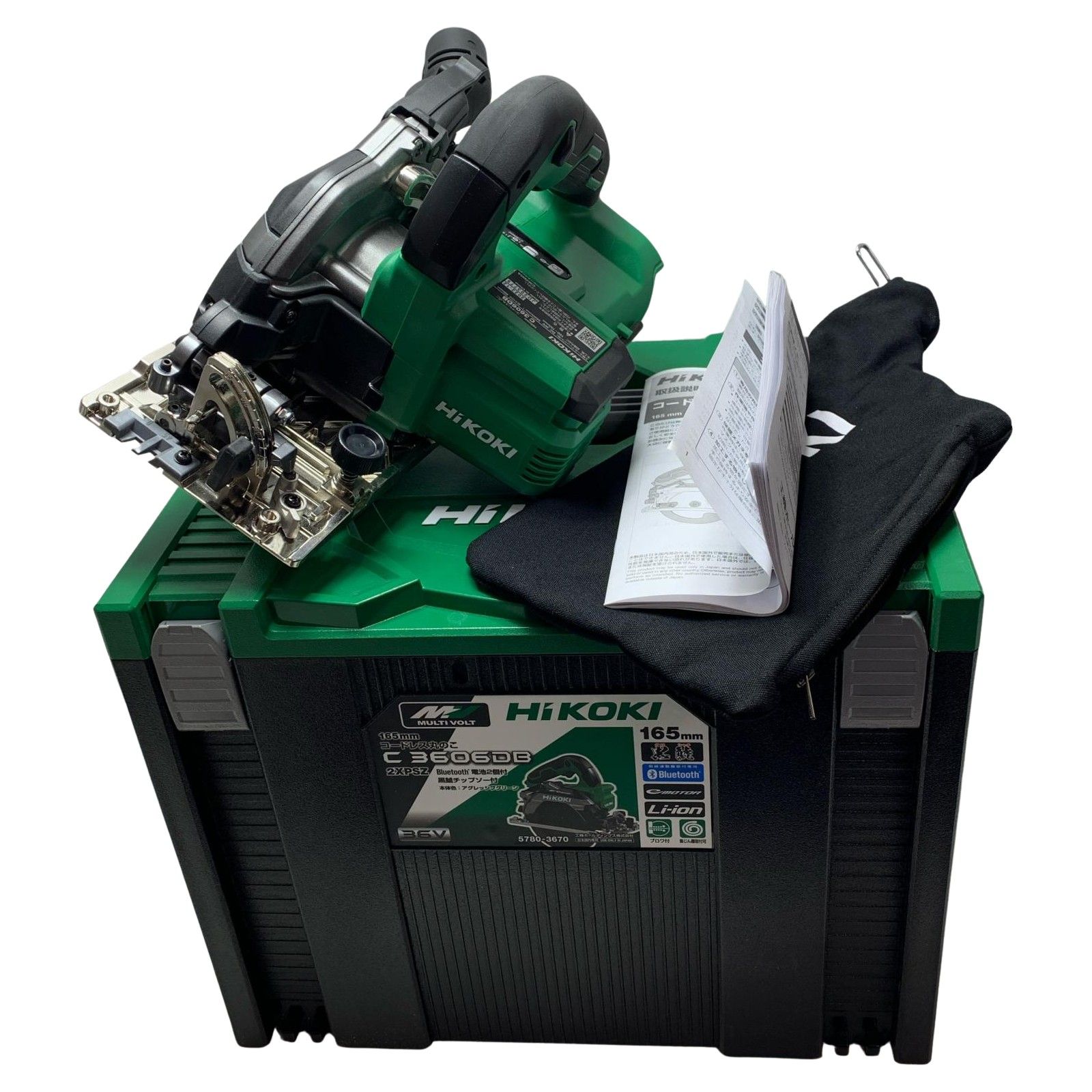 HiKOKI ハイコーキ 165mm コードレス丸のこ C3606DB