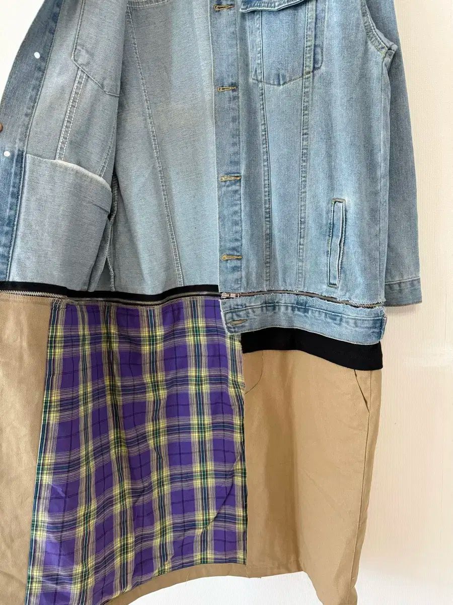 2種デザインで なロングデニムジャケット SIROKUMA-CORPORATION_COM