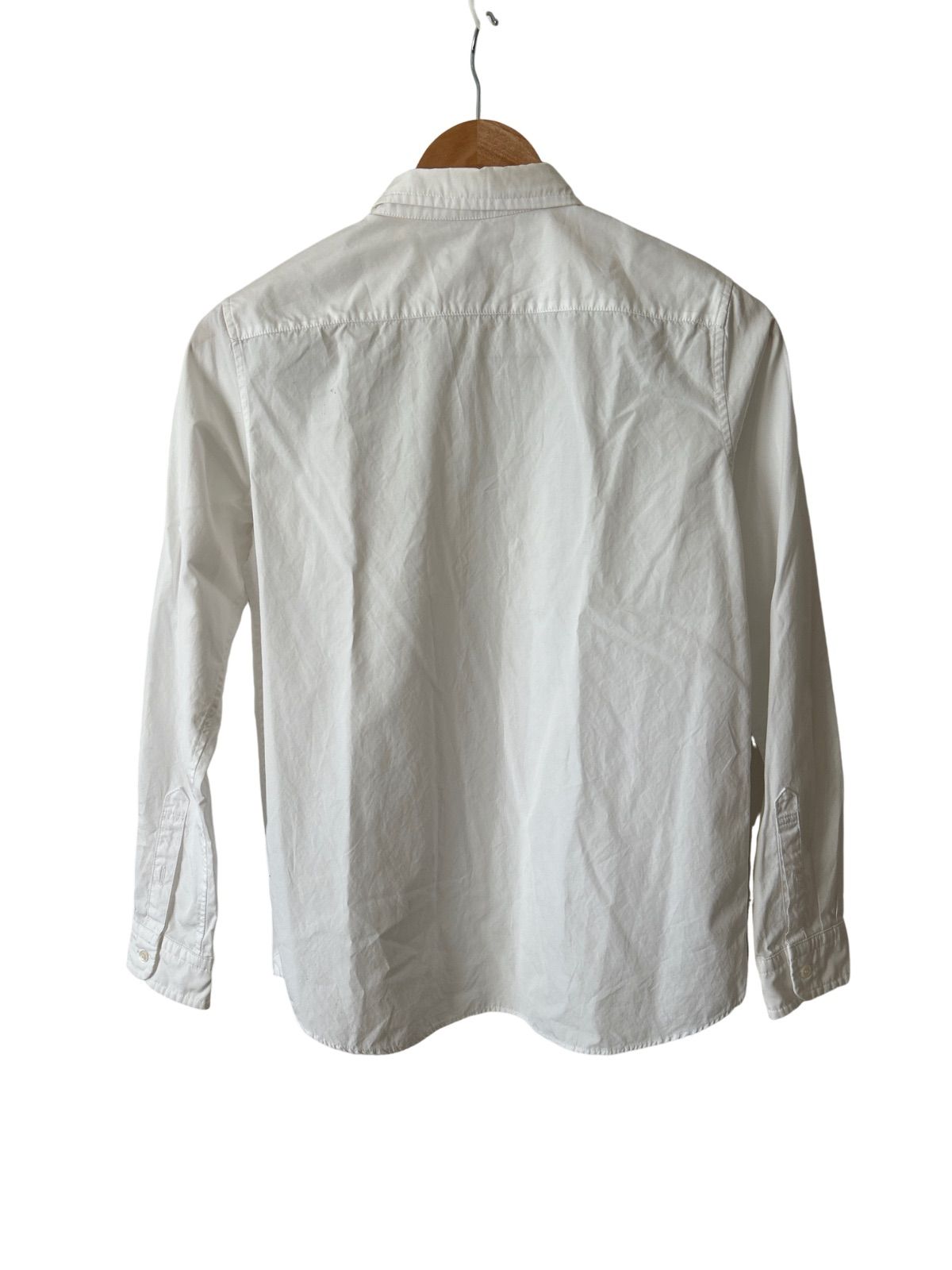 「human woman」 長袖シャツ MEDIUM ホワイト レディース human woman 「human woman」 長袖シャツ MEDIUM ホワイト