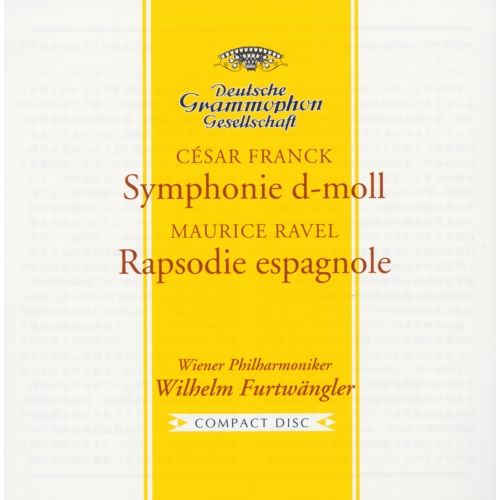 CD】ヴィルヘルム・フルトヴェングラー / フランク:交響曲ニ短調