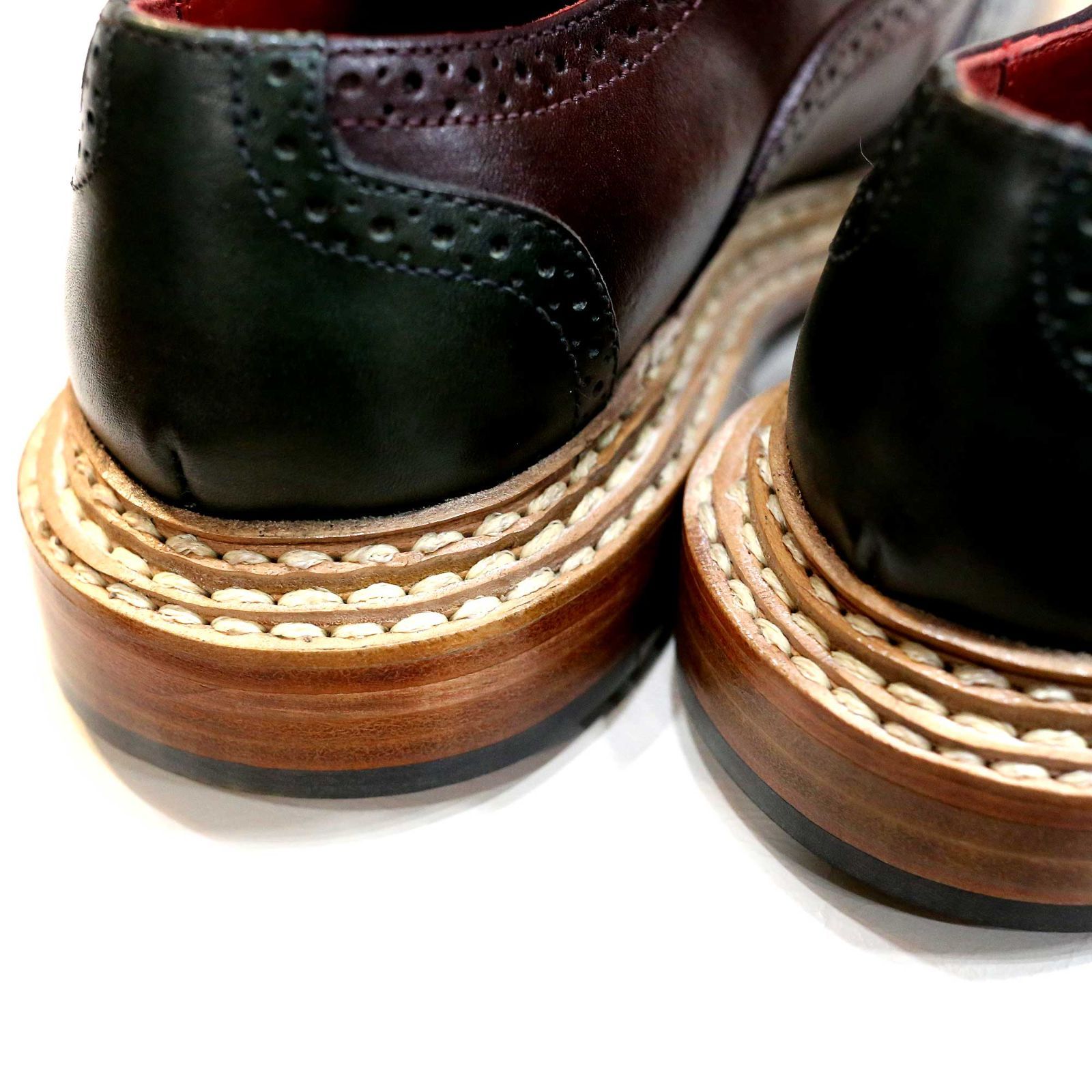 【Salem Shoe】グリーン＆ワインカラー トリプルステッチソール West Virginia
