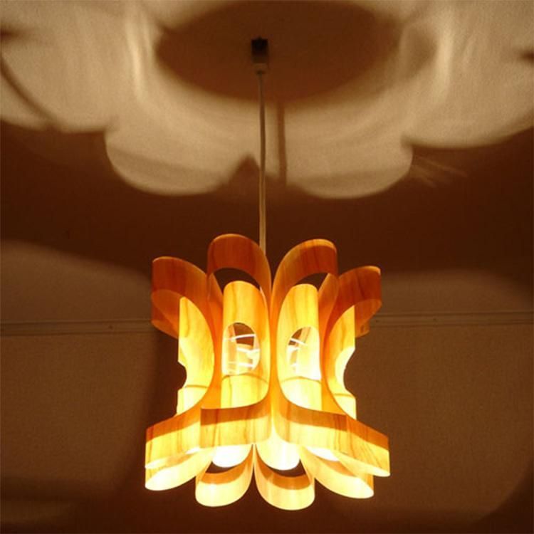 ペンダントライト 北欧 おしゃれ 照明器具 花 和モダン 和風 モダン シンプル 木目 LED対応 アジアン 天井照明 かわいい 照明 寝室 和室 DON WOOD どんウッド