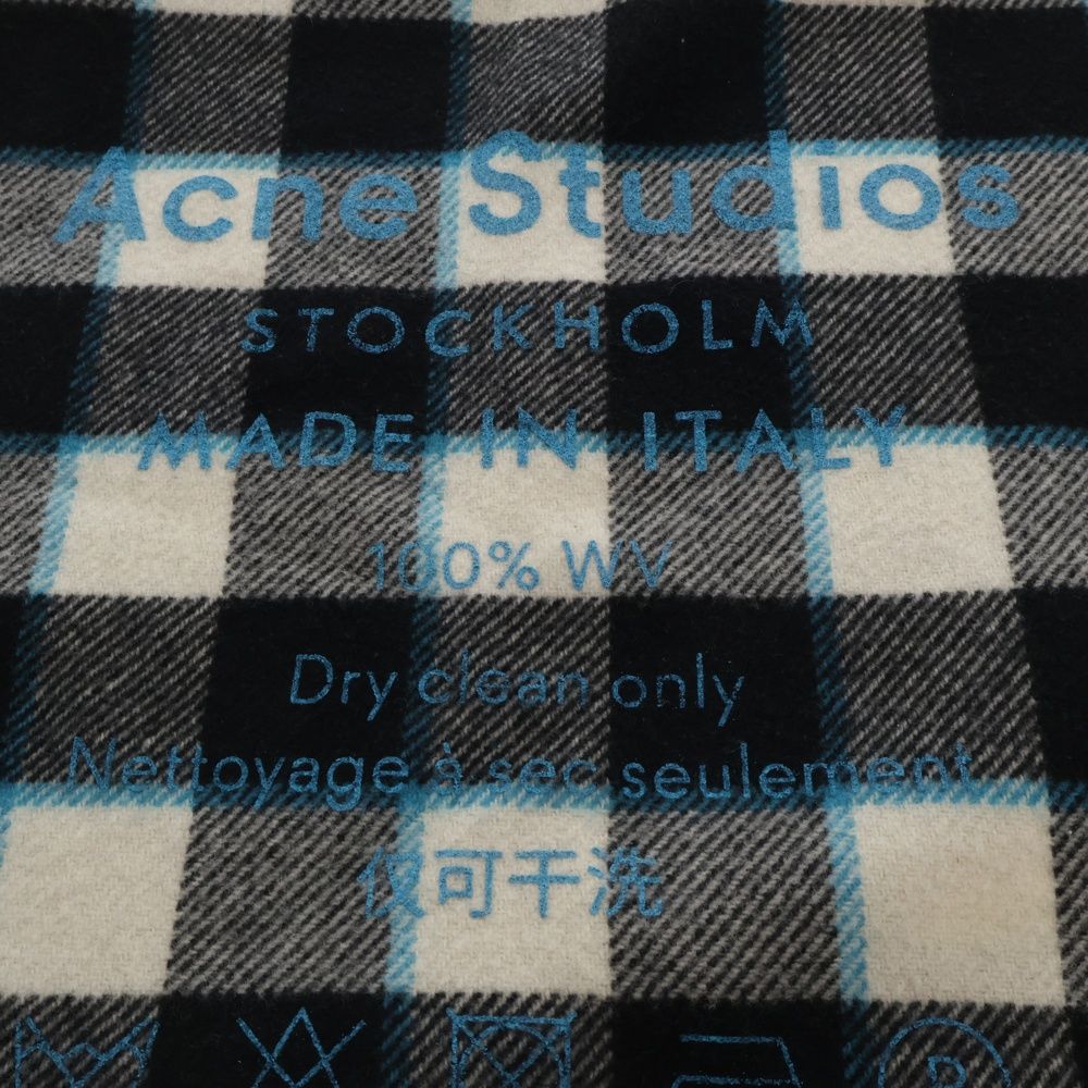 Acne Studios (アクネ ストゥディオズ) チェック柄 マフラー