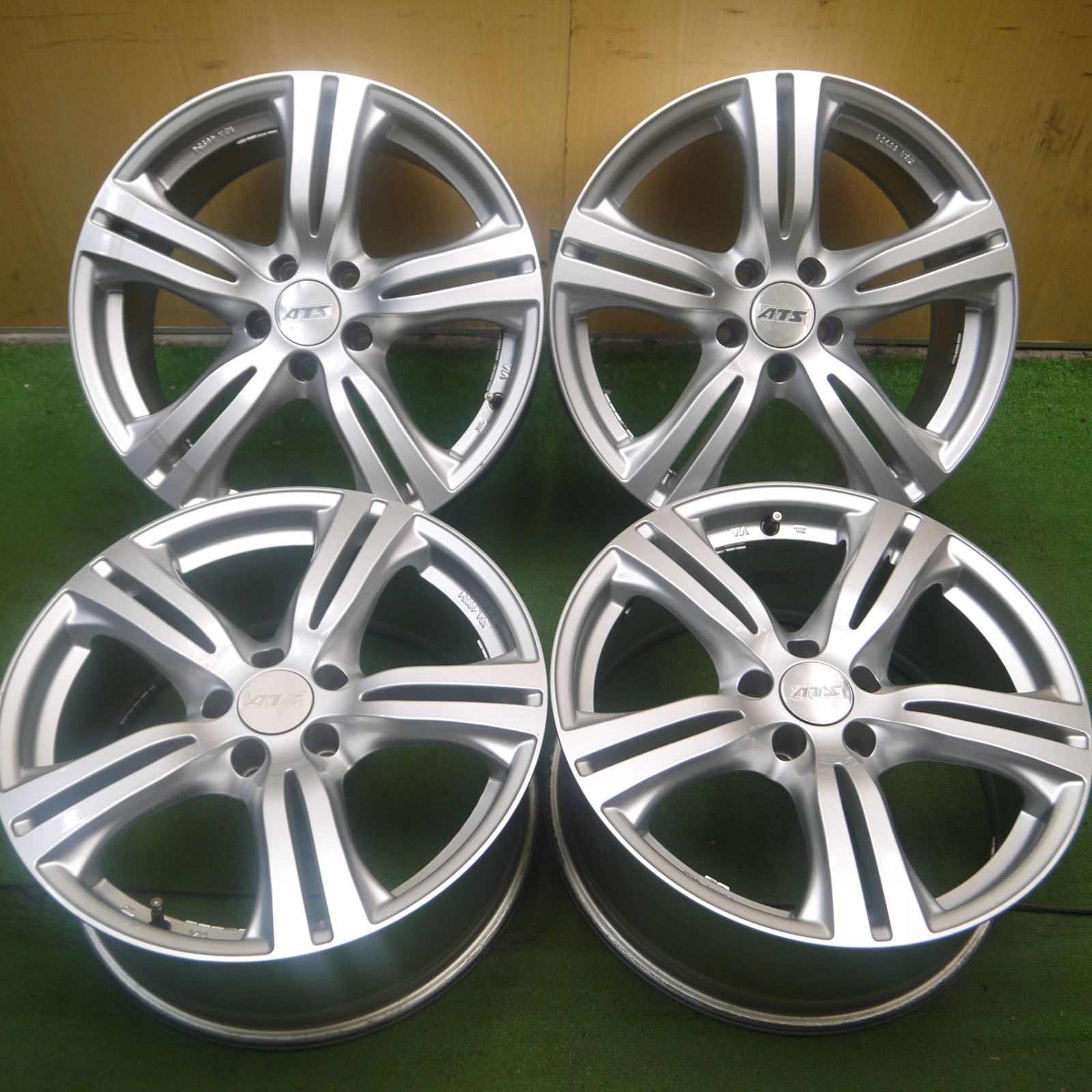 送料無料* 4本価格☆アウディ 等 ATS ホイール 18インチ 18×8J PCD112 