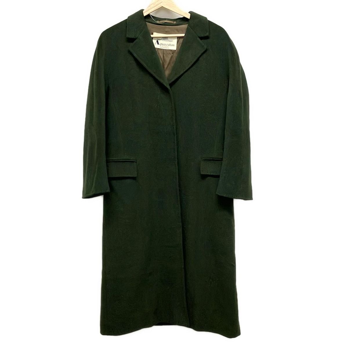 Aquascutum アクアスキュータム コート レディース - ダークグリーン 長袖|冬
