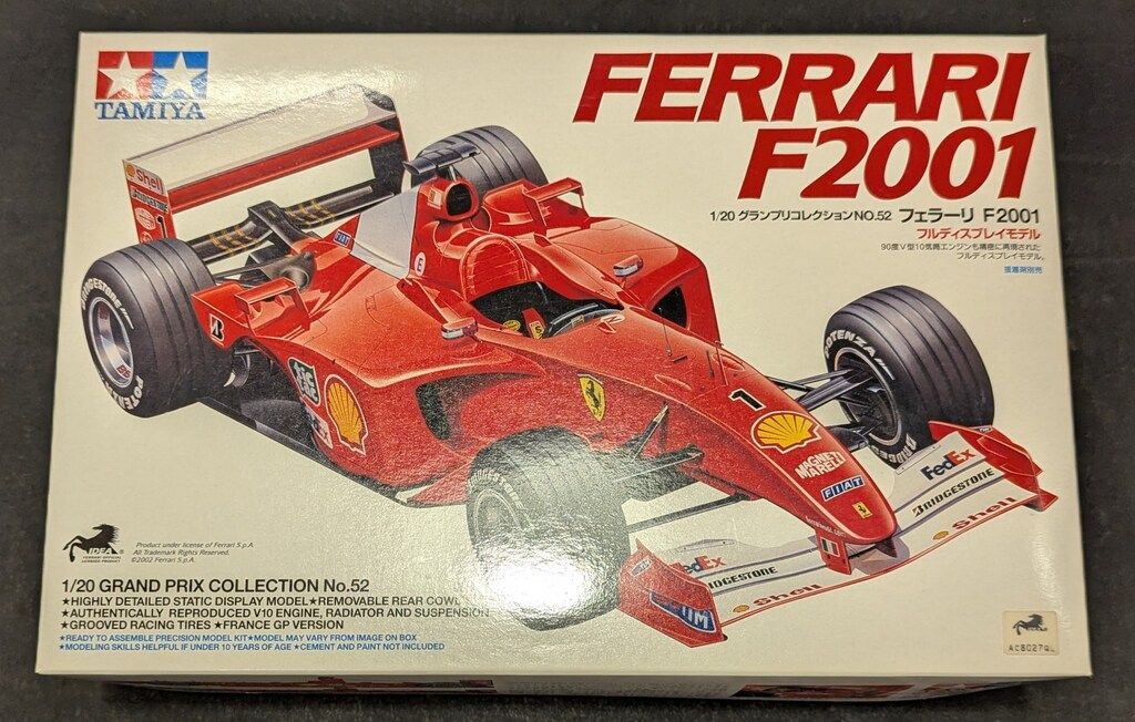 1/20 フェラーリF2001 「グランプリコレクション No.52」 fit=scale-down,w=1200