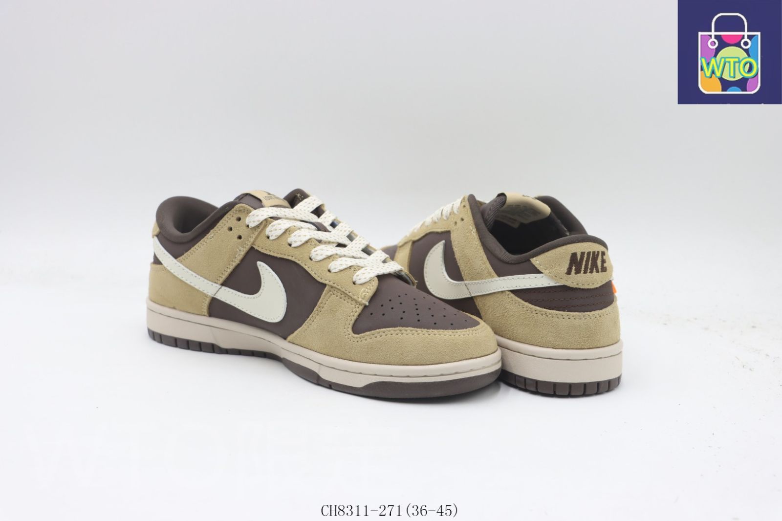 今日WTO】Nike ナイキ SB ロートップスケートシューズ ブラウン