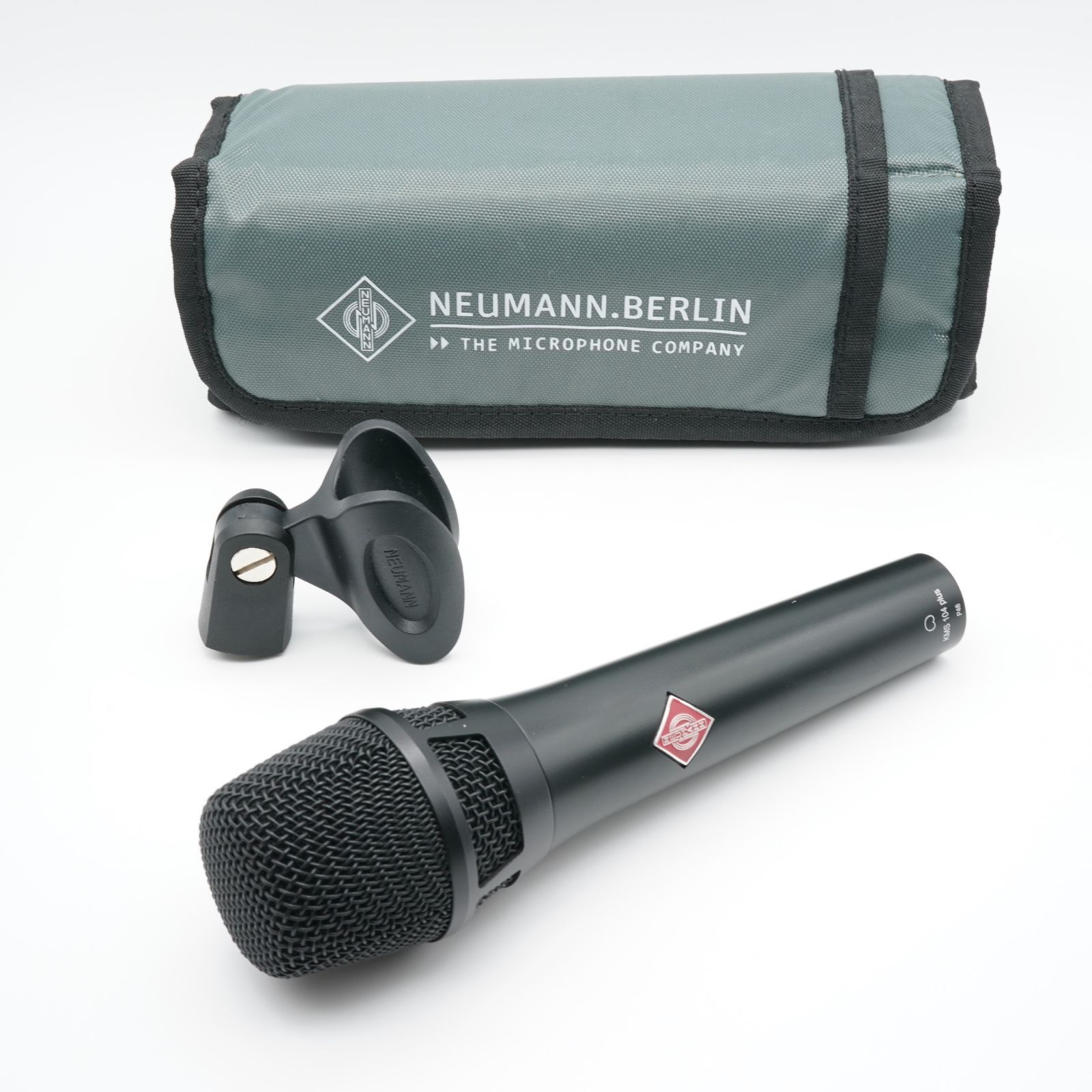 極上 NEUMANN ノイマン KMS 104 PLUS BK あると嬉しい純正ケース付