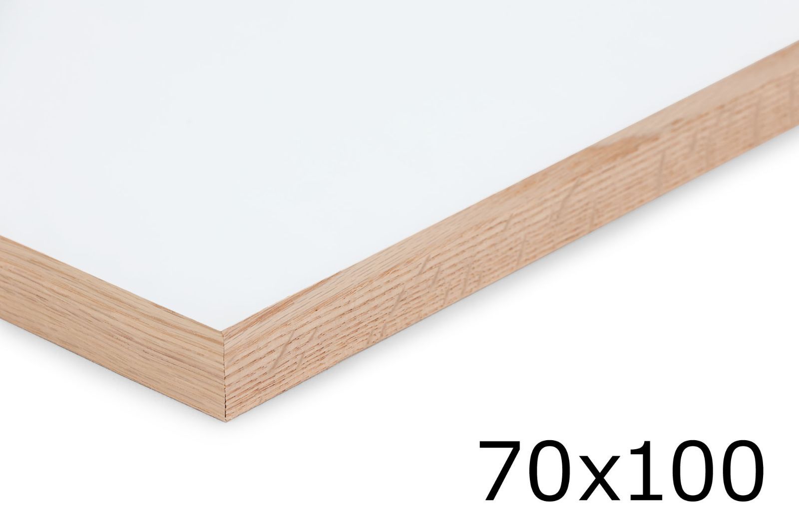 オーク無垢材 フレーム幅の細いポスターフレーム|額縁 70×100cm|141xEL-OAK-70x100