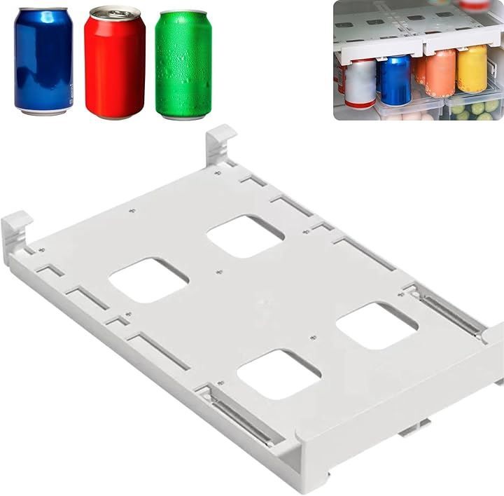⚛️ 冷蔵庫 収納 缶 ラック 冷蔵庫ラック 缶ホルダー 缶ストッカー 楽天市場】コロコロドリンクストッカードリンクホルダー デスク