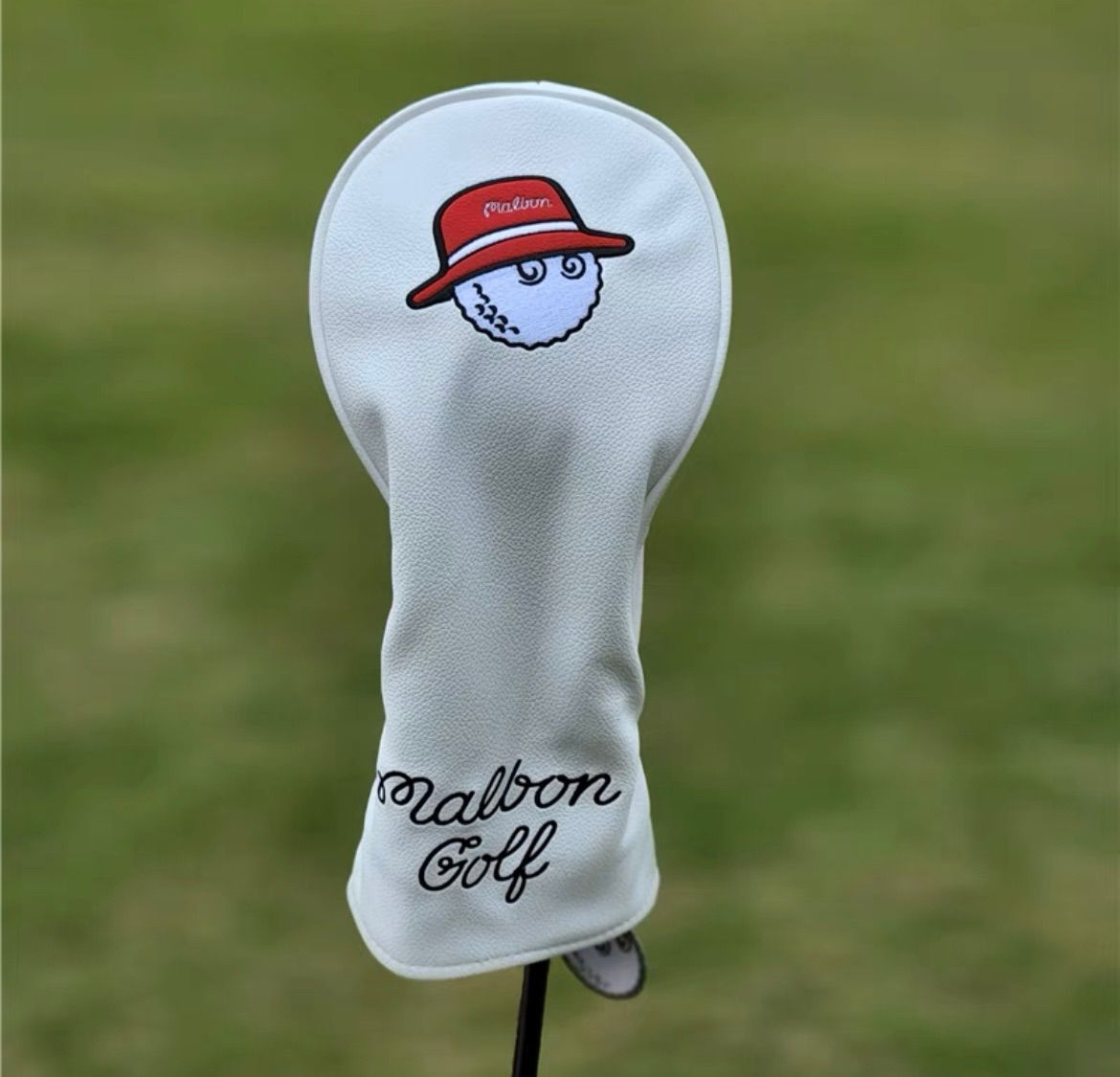 【大人気値下げ4点セット】Malbon Golfマルボンカバークリーミーホワイト 大人気値下げ新品4点セット】Malbon Golfマルボンゴルフクラブ