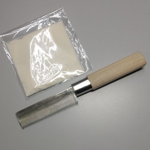 S11□筆櫛 筆くし大 8.5cm+筆固め用糊付□書道用品 ネイル