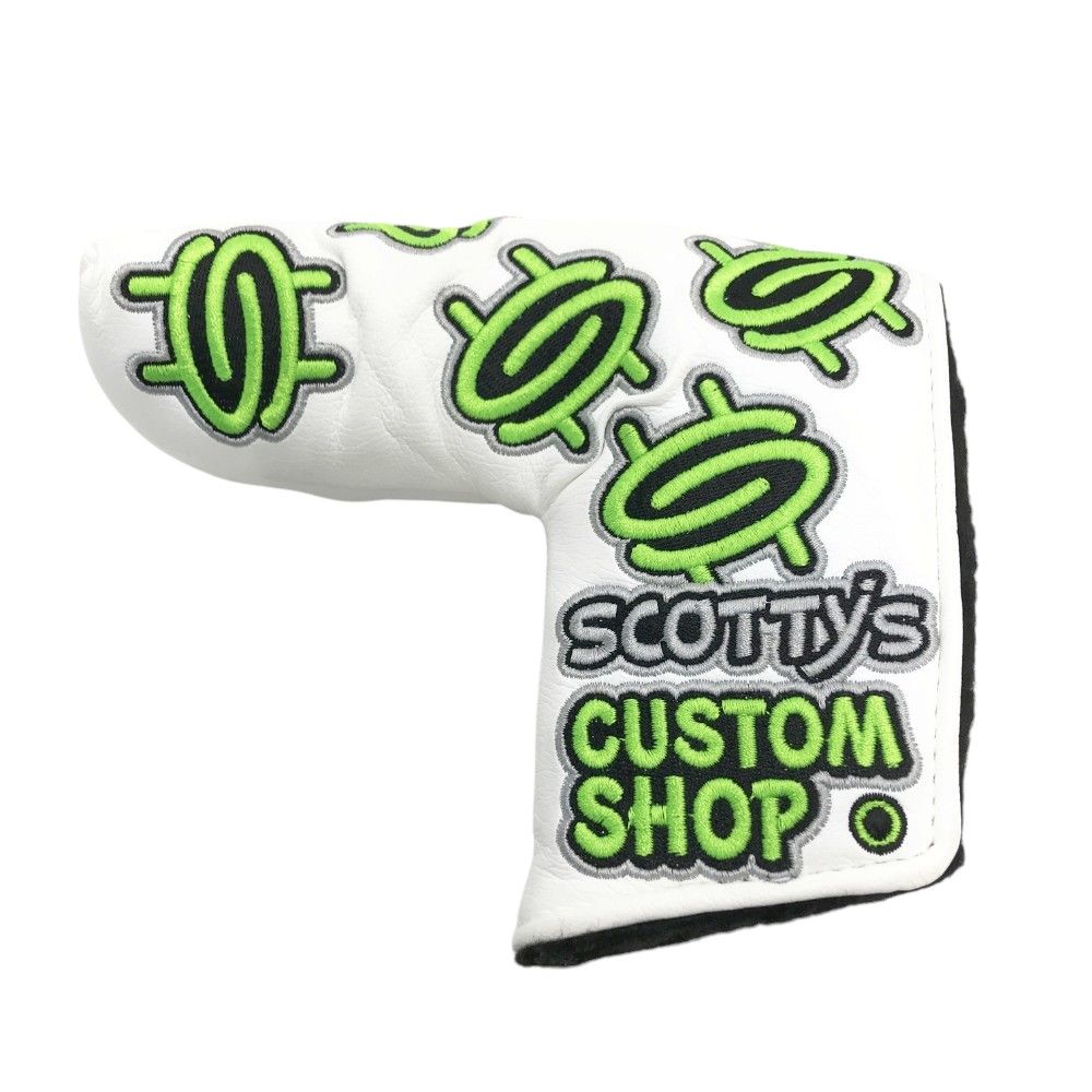 SCOTTY CAMERON スコッティキャメロン  ヘッドカバー CASH IS KING ピン型 総柄 ホワイト系 PT [240101357027] ゴルフウェア ストスト