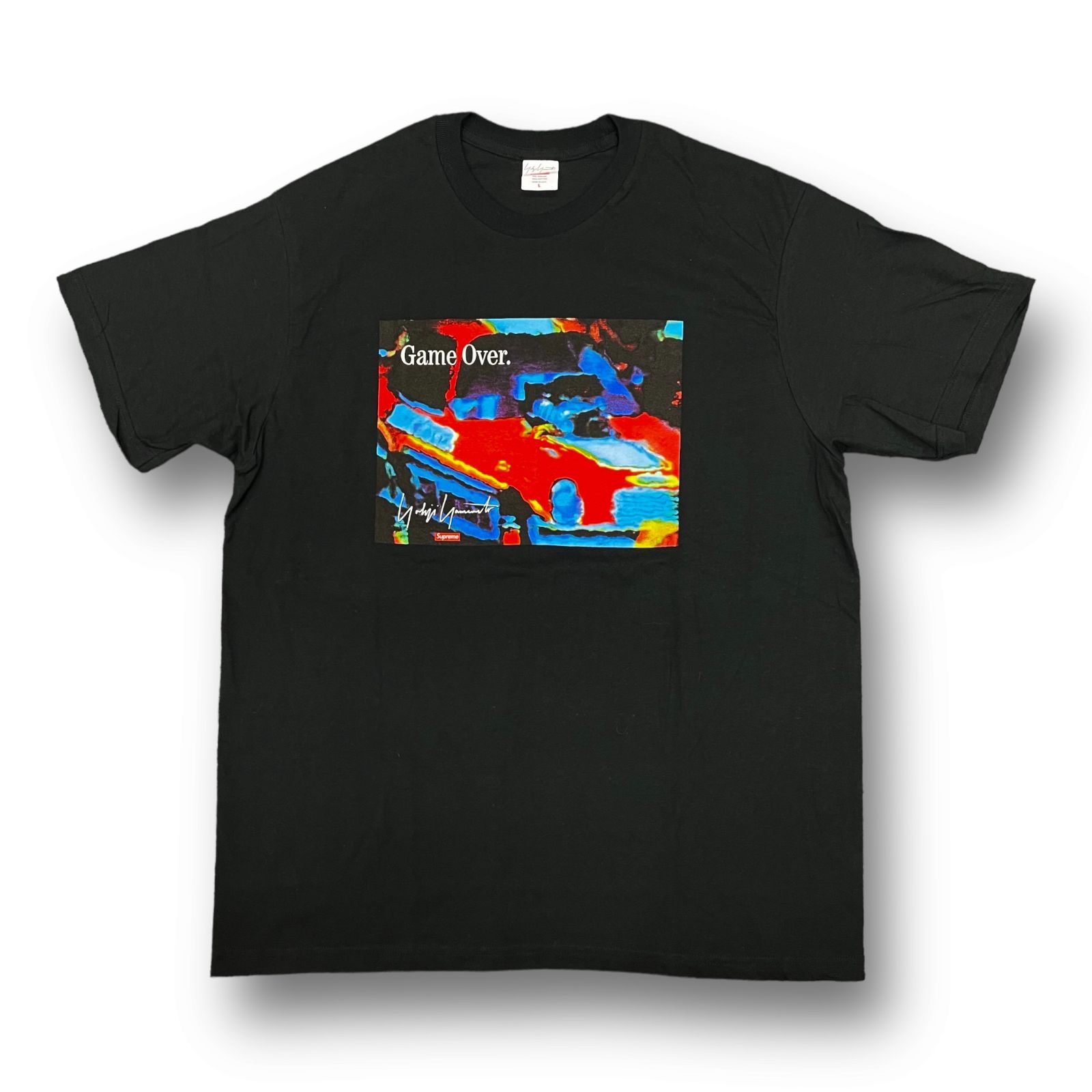 国内正規 SUPREME YOHJI YAMAMOTO 20AW GAME OVER TEE ゲームオーバー Tシャツ シュプリーム ヨウジヤマモト L