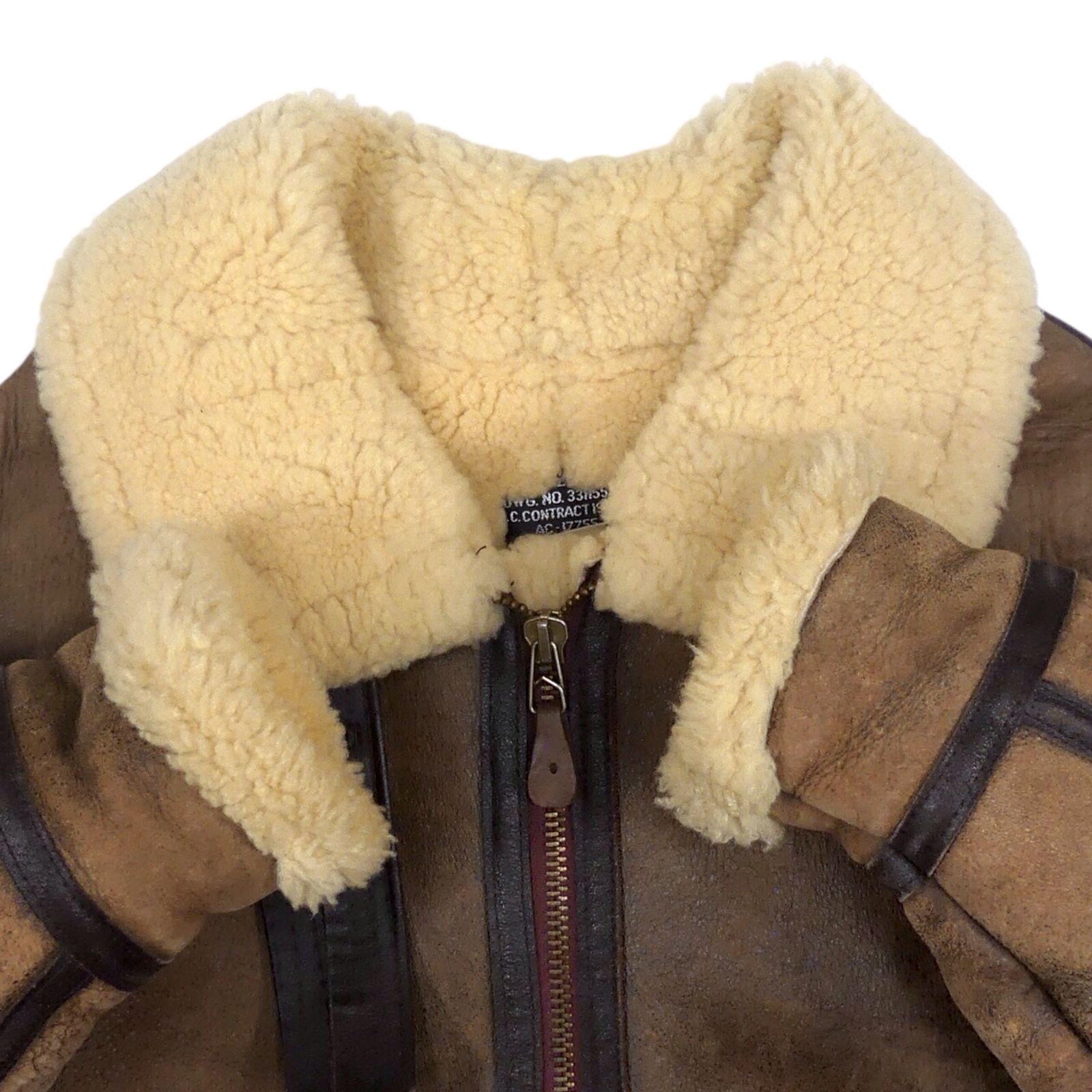 AVIREXアヴィレックス B-3ムートンジャケット USA製 サイズ40 AVIREX