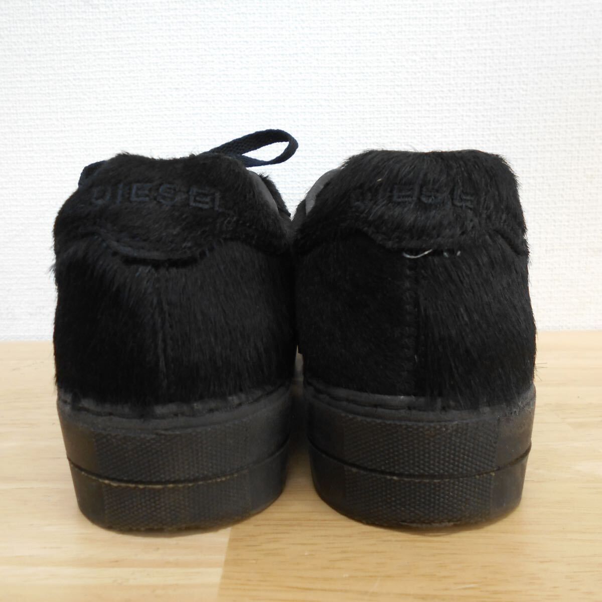 DIESEL ディーゼル 馬革 REAL COW FUR ファー ハラコ スニーカー シューズ 23cm 10116585