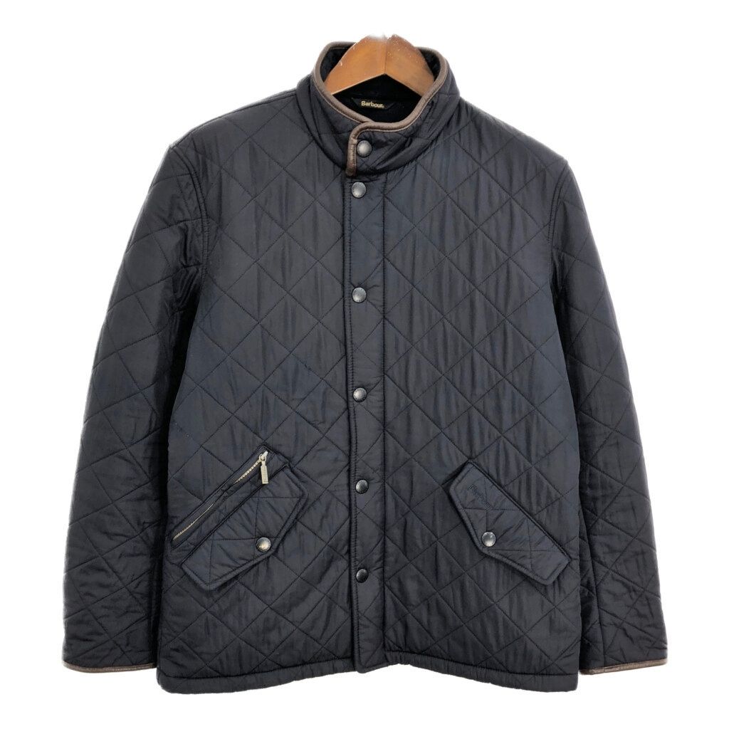 Barbour バブアー POWELL QUILT パウエルキルト キルティングジャケット ネイビー(メンズ L)中古 古着 U3063 Barbour バブアー POWELL QUILT パウエルキルト キルティング