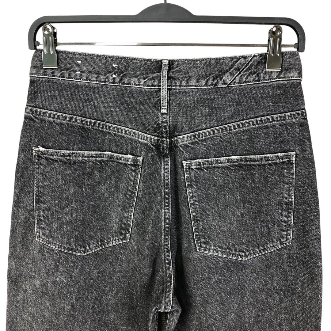 upper hights THE COUSIN 25 CHARBON ストレートデニム ブラック 黒 アッパーハイツ コットン 18B2071I02CHB DECORATOM_COM_BR