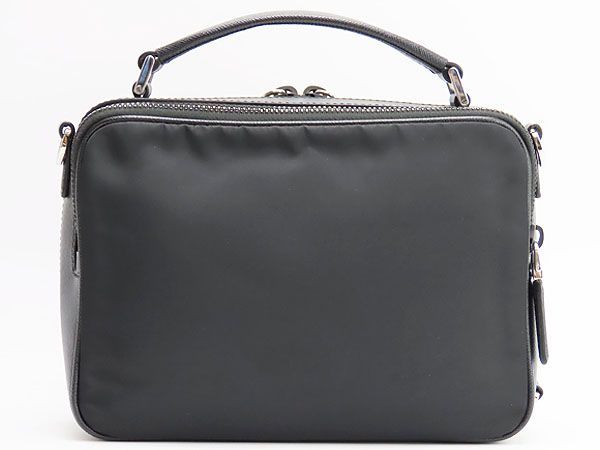 ほぼ新品】 プラダ PRADA ブリック サフィアーノレザー ナイロン 2WAY