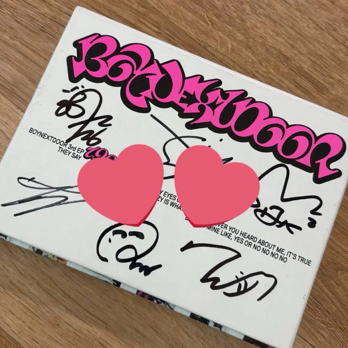 99 ゲーム・おもちゃ・グッズ BOYNEXTDOOR(ボイネク) サイン入り アルバム