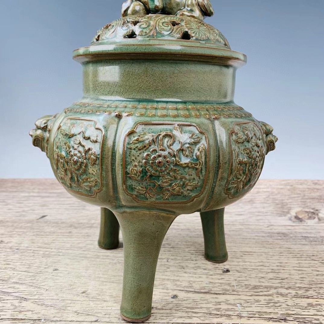 中国古美術☆旧時蔵友贈送 ·古陶瓷器·香炉· 熏香炉·文房置物· 賞物