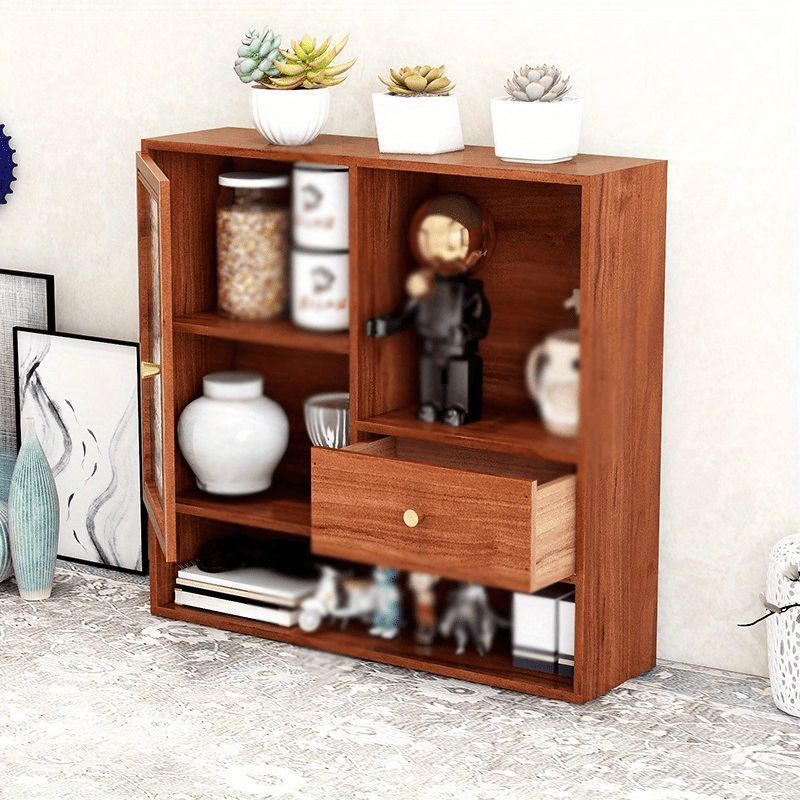 アンティーク 木製壁掛けキャビネット ガラス扉付き アンティーク 木製壁掛けキャビネット ガラス扉付き キャビネット棚