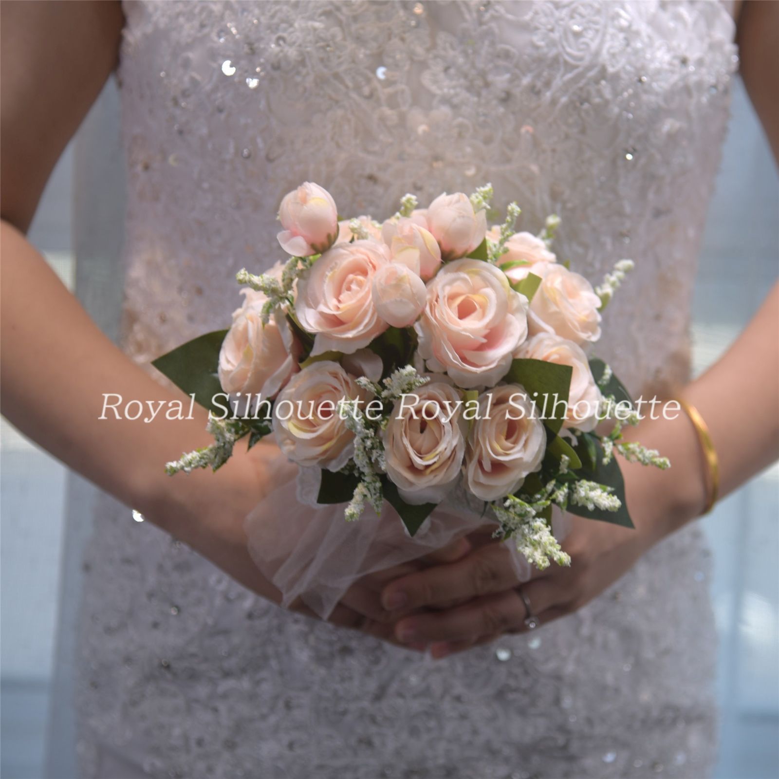 アーティフィシャルフラワー t ウェディング ブーケ ブートニア無料