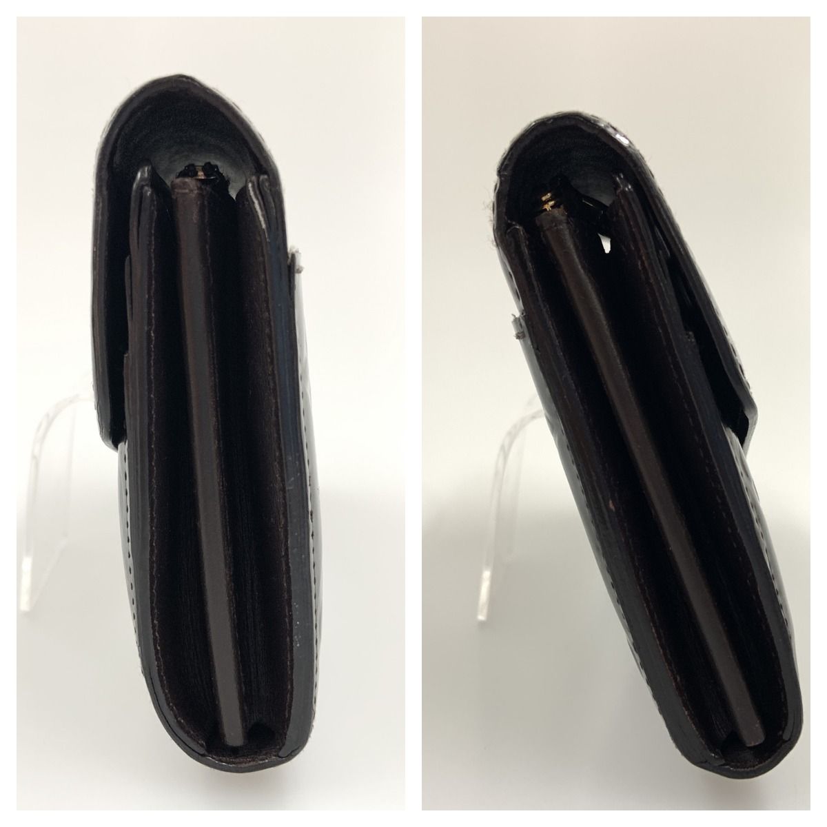 〇〇LOUIS VUITTON ルイヴィトン モノグラム ヴェルニ ポルトフォイユ サラ 二つ折り長財布 M90152 パープル 〇〇LOUIS VUITTON ルイヴィトン モノグラム ヴェルニ ポルトフォイユ
