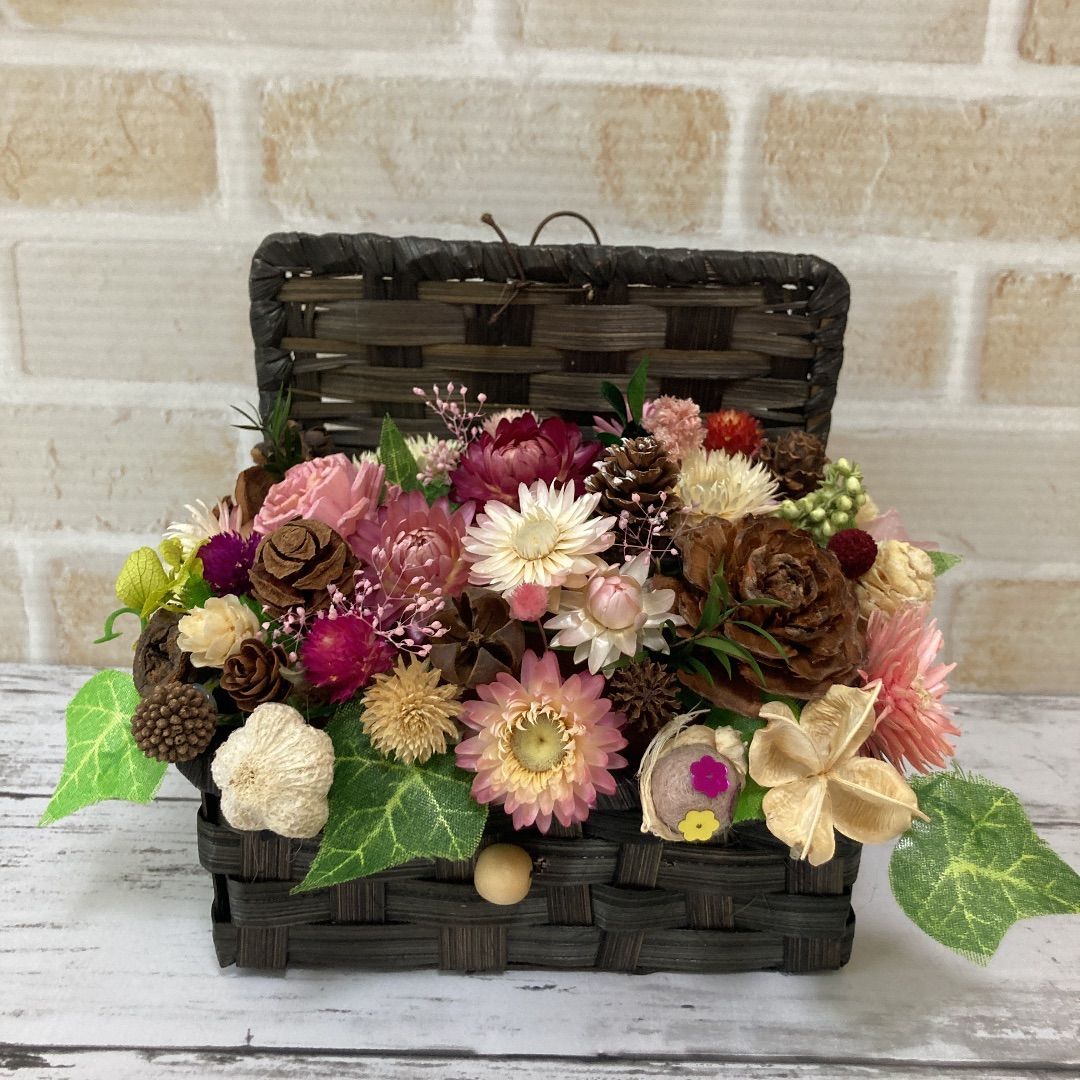 ココア様専用😊 観葉植物コラボとFlower basket 2点セット