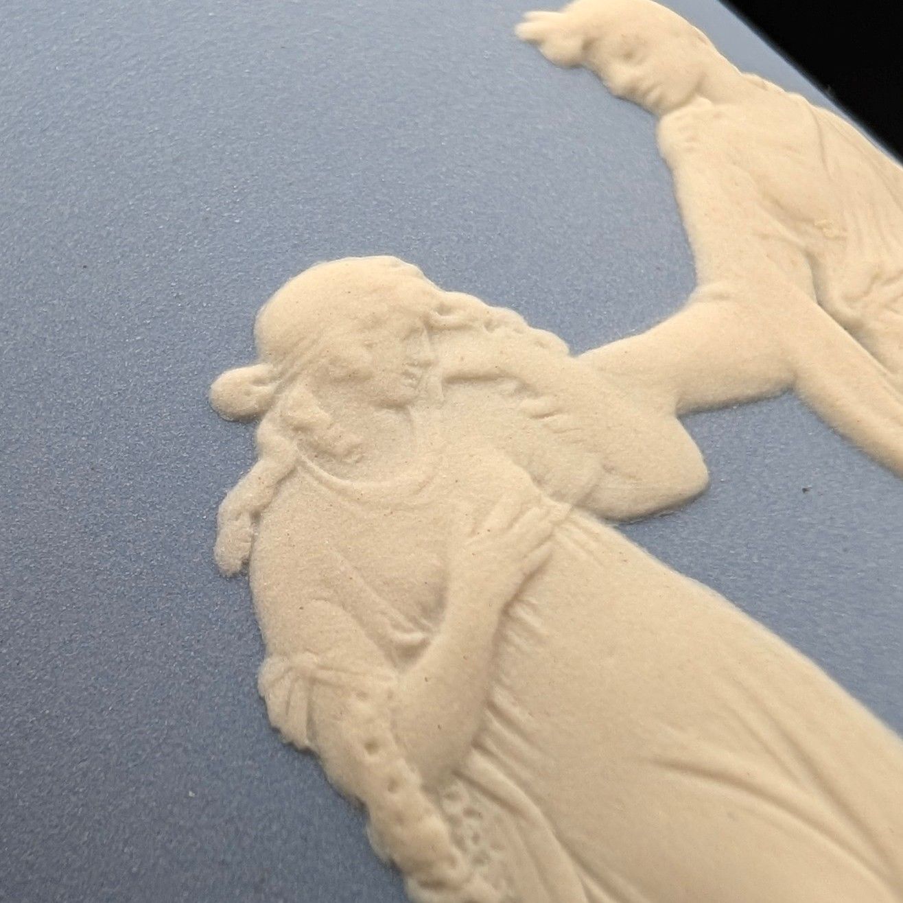 英国ヴィンテージ ウェッジウッド ジャスパーウェア製 ティーキャディーボックスペア