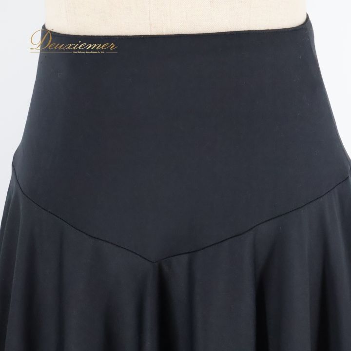 【美品 日本製 フラメンコ衣装】ブラック Chacott ファルダ スカート 黒 美品 フラメンコ衣装】ブラック ファルダ スカート 黒 無地