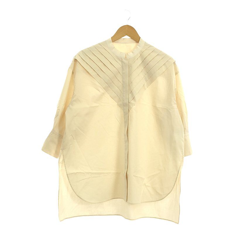 美品】 LE PHIL / ルフィル | 2024SS | タック スタンドカラー TC