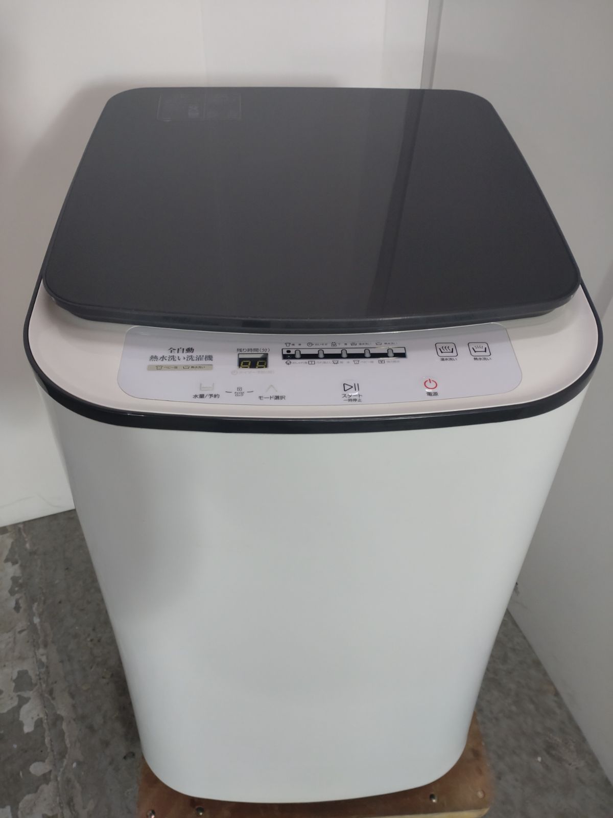 洗濯機 全自動小型熱水洗濯機 ニオイウォッシュ 除菌 80℃洗浄 2台目に 