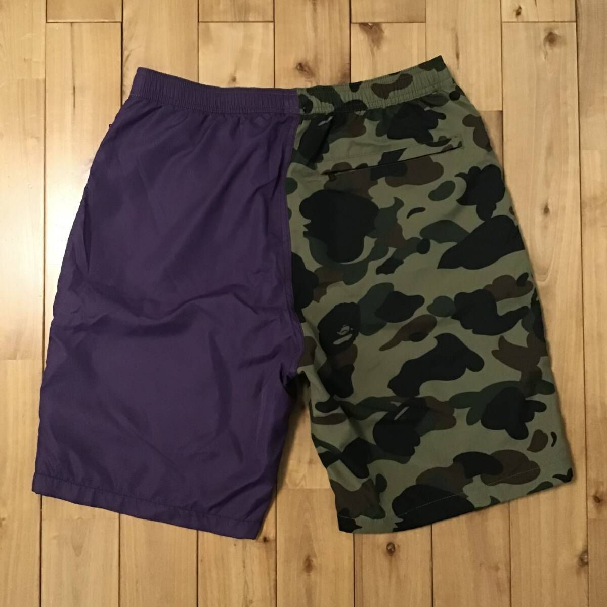 BAPE camo shark beach shorts Lサイズ a bathing ape シャーク