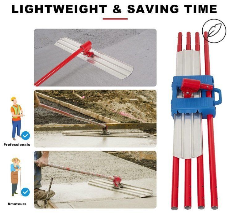 円端コンクリートフロート 4本のインターロックレバー付きコンクリートセット