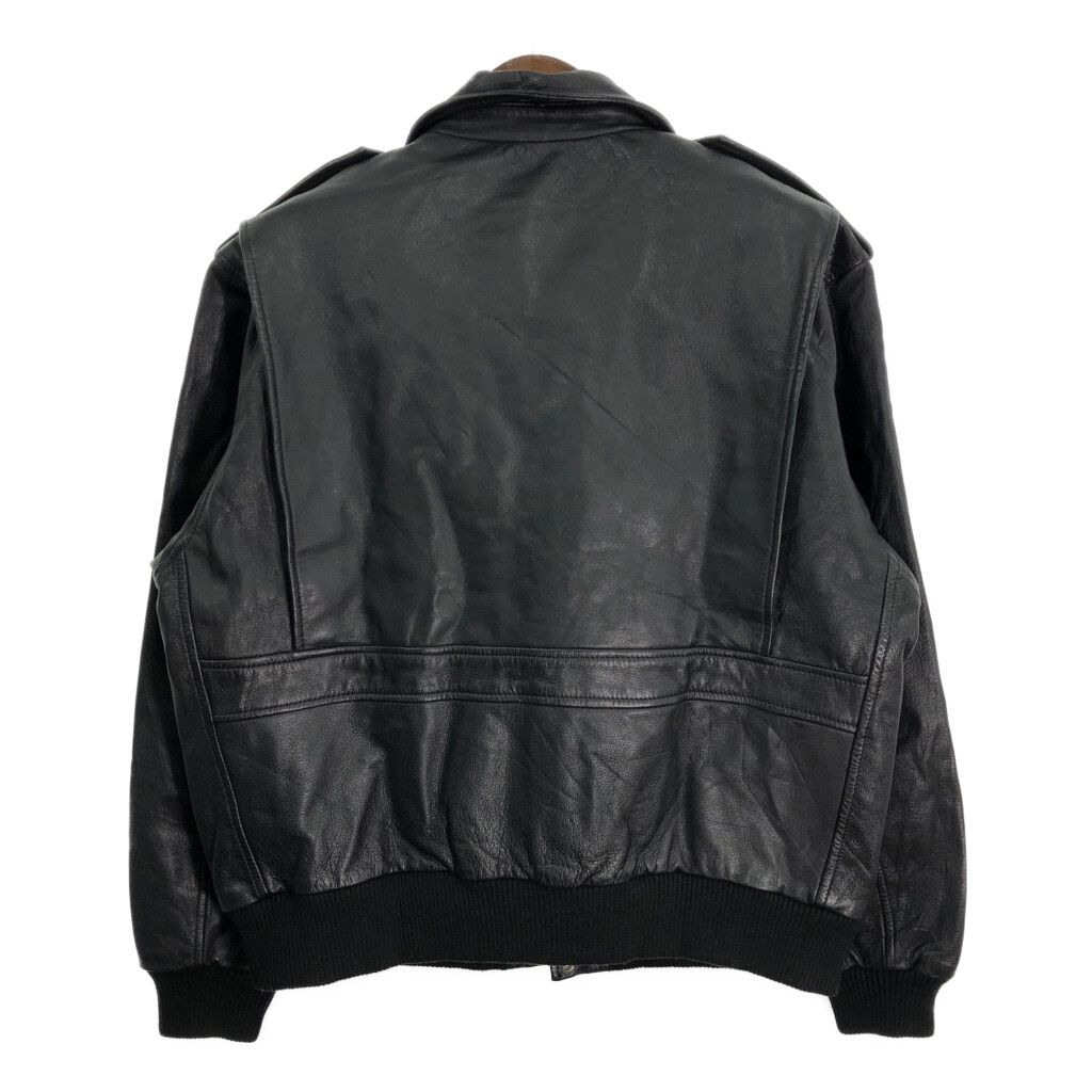 Gander Mountain A-2 フライトジャケット レザージャケット ブラック  