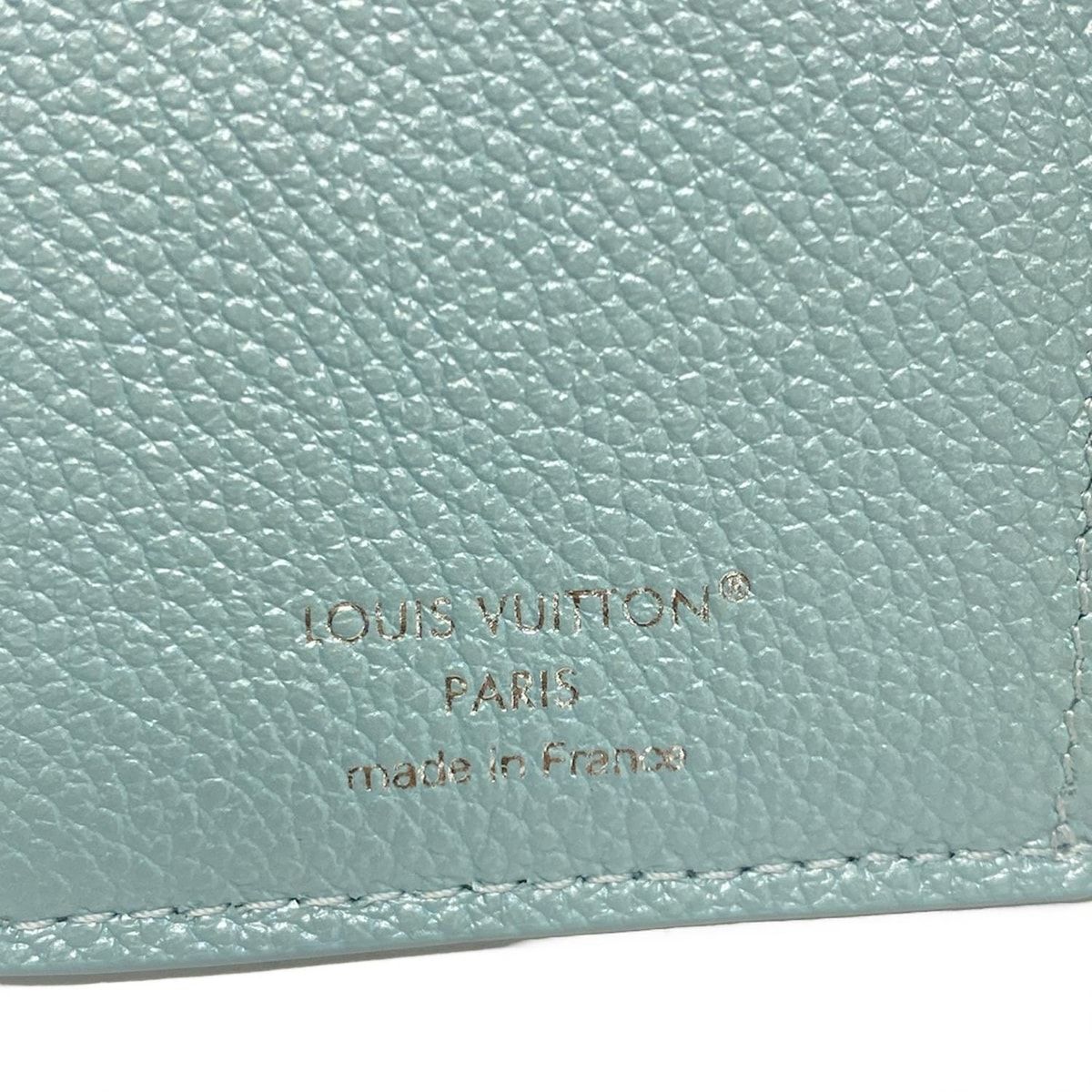 【激レア】ルイヴィトン クレア アズールフロスト 二つ折り財布 アンプラント LOUIS VUITTO ルイヴィトン バイカラー モノグラム・アン