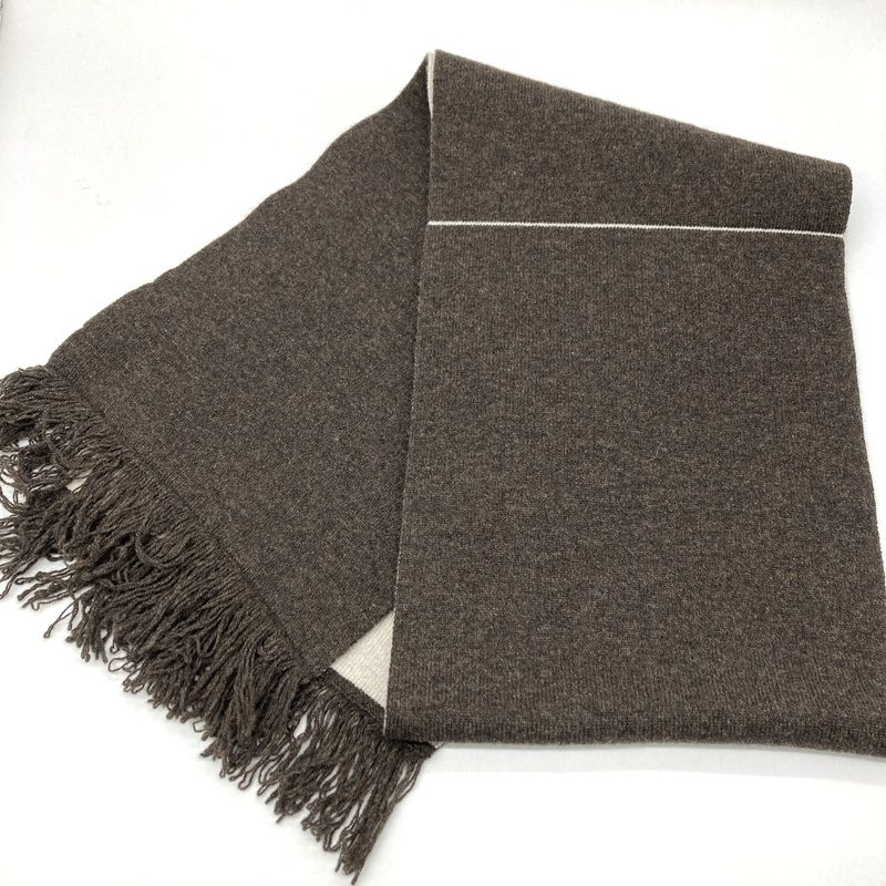 toogood トゥーグッド ストール 羊毛 ラムズウール フリンジ マフラー 防寒 プレゼント フリーサイズ ブラウン 服飾小物 B 15022