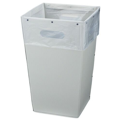 パ 折りたためるゴミ箱 オリダス ライトグレー ４５Ｌ ×３4304-7604 カウネット