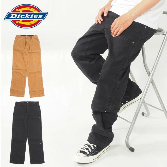 DICKIES ディッキーズ DUR02 ダブルフロント ダックパンツ ダブルニー