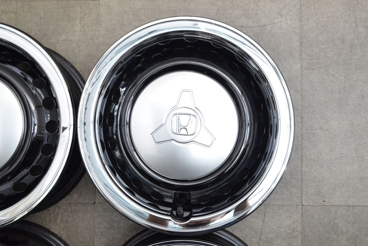 新車外し ホンダN-WGN 純正 スチールホイール 鉄 ホイールキャップ付き