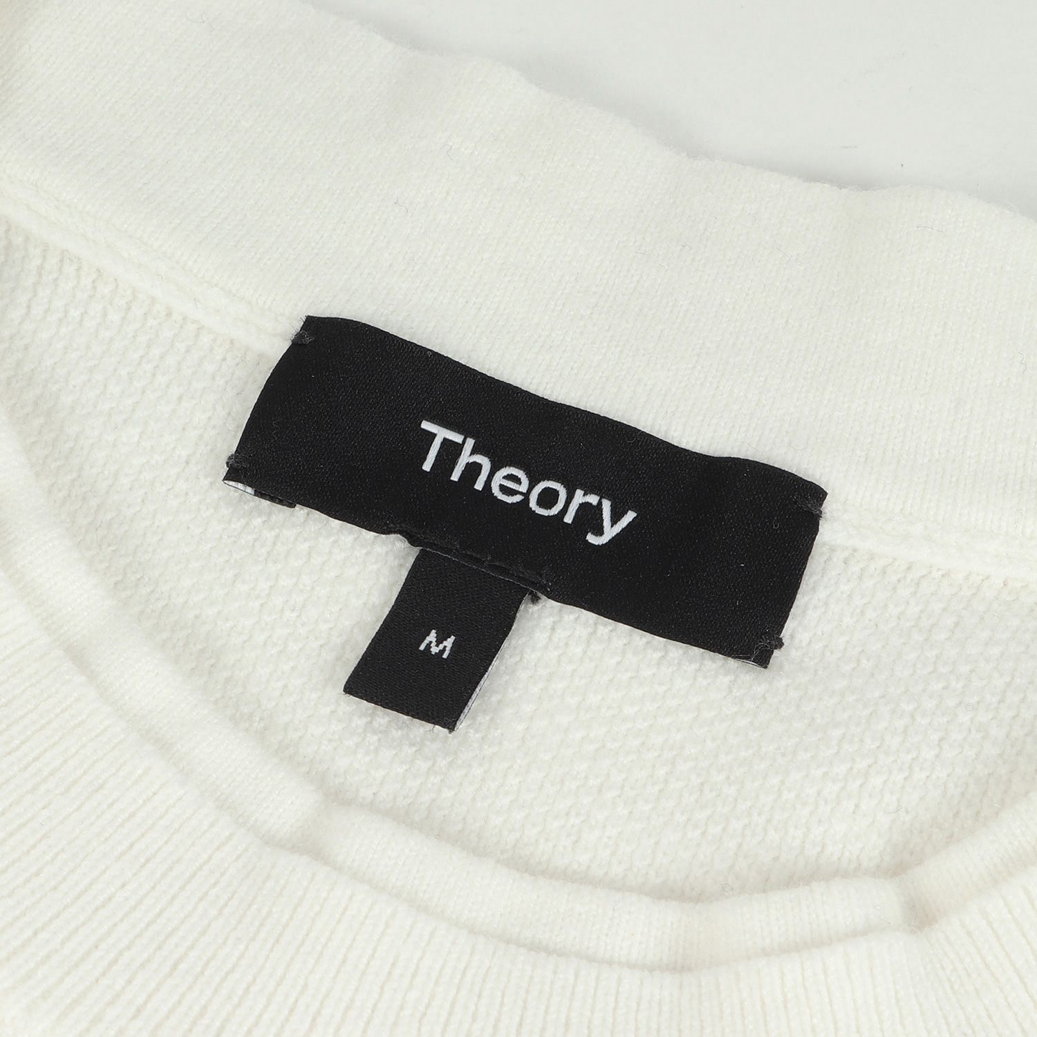 theory セオリー ニット ワッフル編み レイヤードネック コットン ポリ