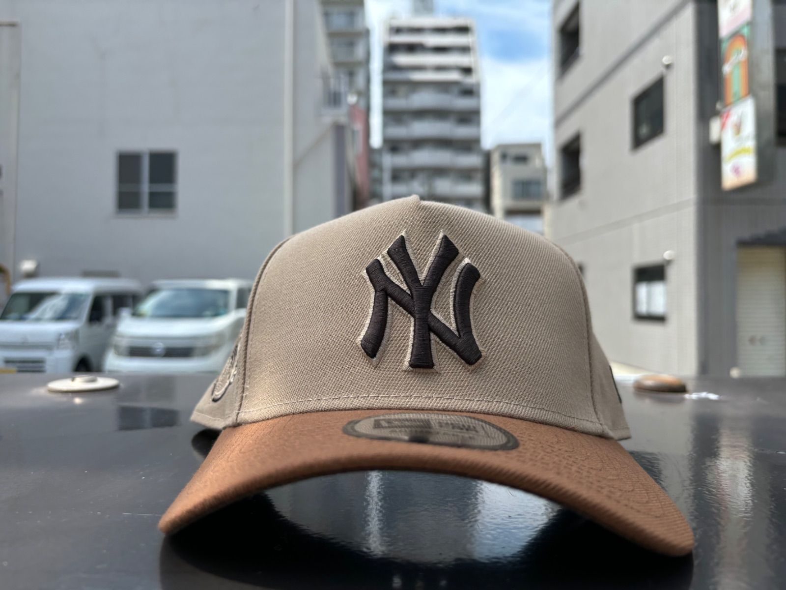 NEW ERA 9FORTY A-Frame Iced Latte ニューヨーク・ヤンキース