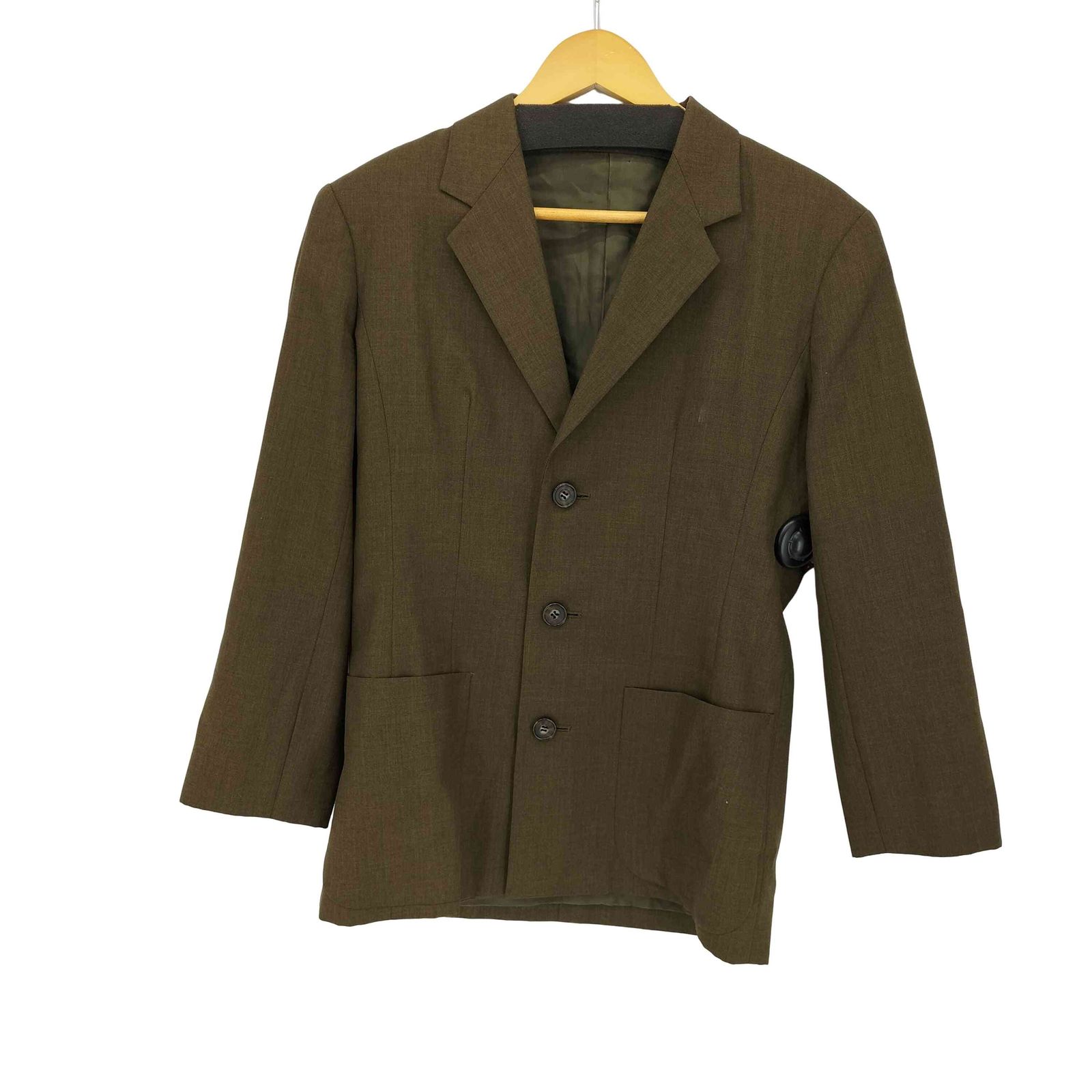 Ys(ワイズ) 90S初期 EARLY90S ウールギャバ 3Bテーラードジャケット メンズ 表記無 【中古】【ブランド古着バズストア】 ワイズ Ys ウールギャバジン 3B 手ラードジャケット メンズ 表記無