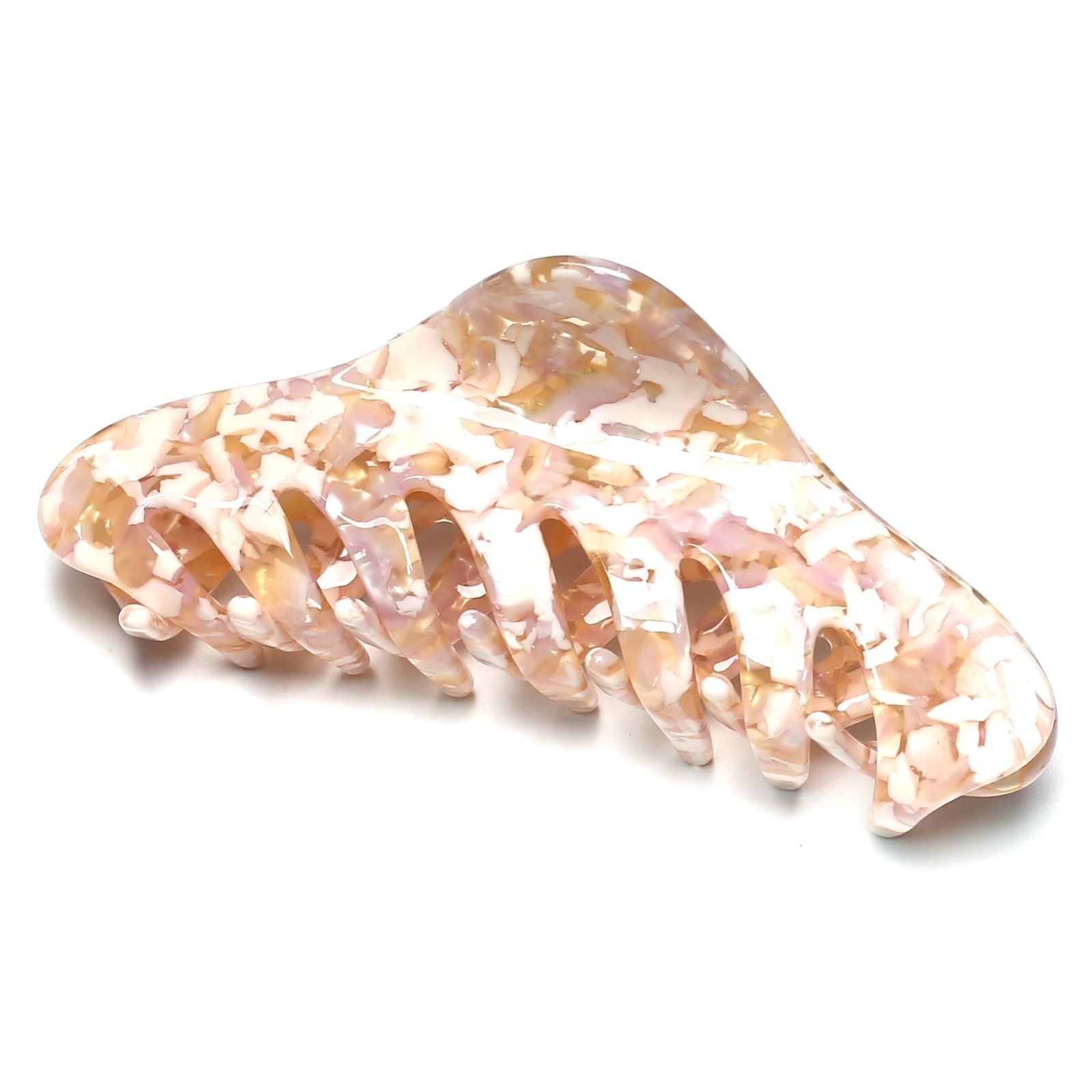 数量 レディース 韓国 1本 10 6 cm 4 2 cmMuddy ヘア 大人 しっかりとまる バンスクリップ クリップ Purple 髪留め ヘアクリップ 大きめ QinGoo