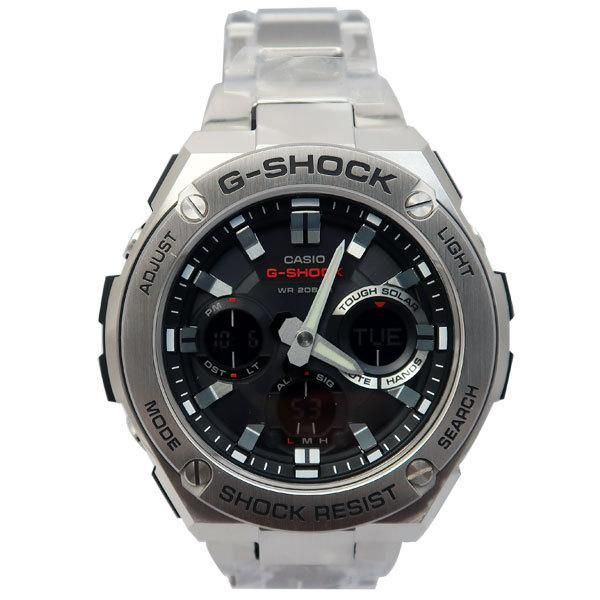 【即納】カシオCASIO Gショック ジーショック G-SHOCK 海外モデル G-STEEL  ソーラー アナデジ メンズ  GST-S110D-1A