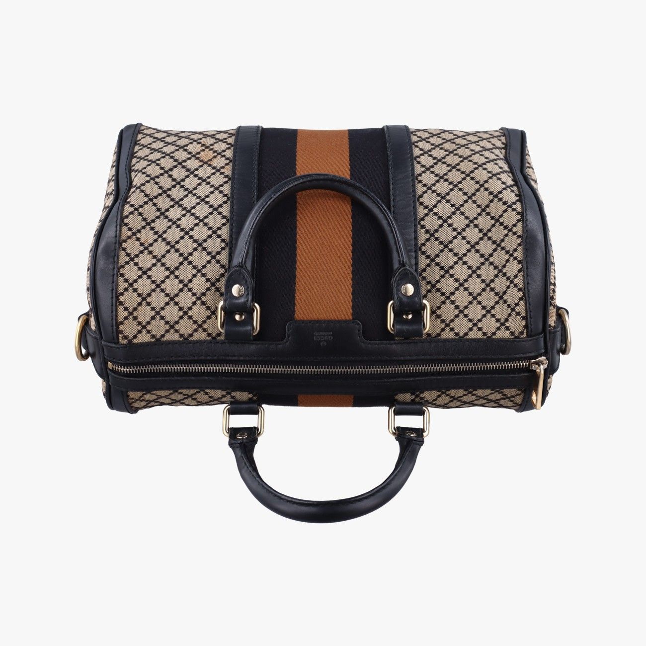 グッチGucciシェリーラインベージュ×ブラック×ブラウンファブリック247205F9862543