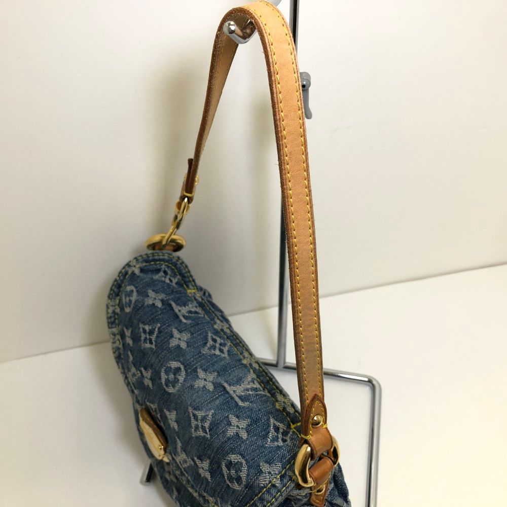 07w6680☆ ルイ・ヴィトン LOUIS VUITTON ミニ プリーティ モノグラム・デニム ハンドバッグ M95050 ハイブランド ブランド バッグ【中古品】 - メルカリ