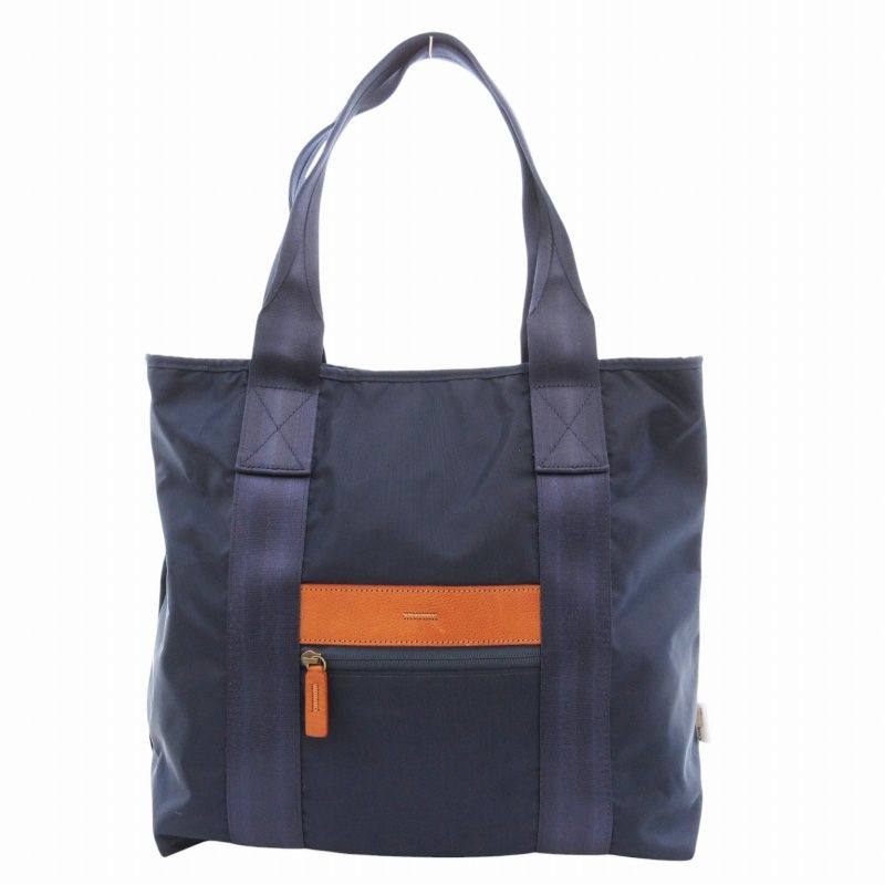 土屋鞄製造所 土屋鞄 コーデュラエコ CORDURA ECO ハンドバッグ トート 肩掛け ナイロン レザー 紺 ネイビー /GV