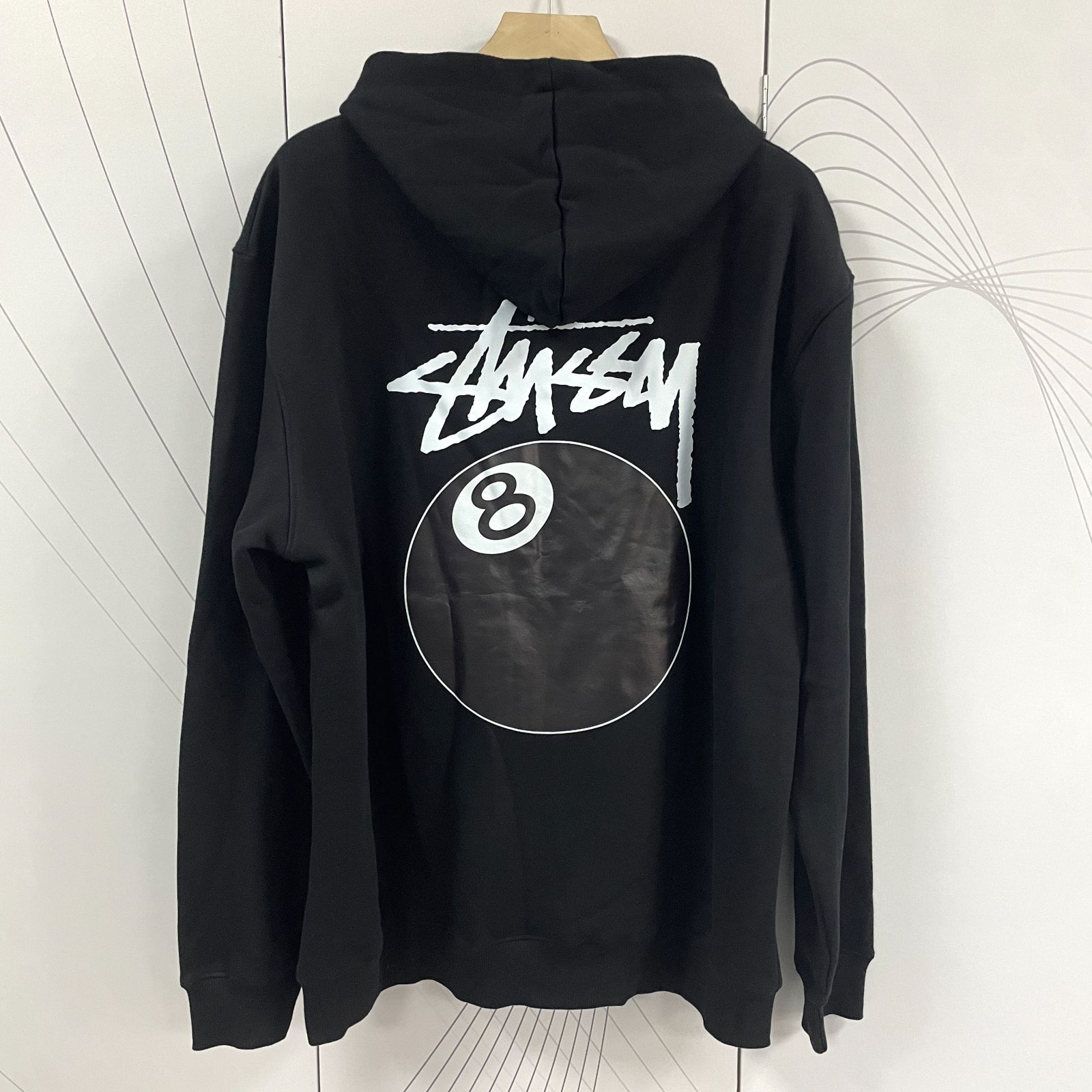 ステューシー✨ 8ボール ZIP HOODIEパーカーstussy 黒 【即発・新品未使用】💕 男女兼用 - メルカリ